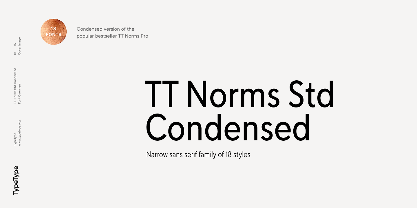 Font TT Norms Std Condensed